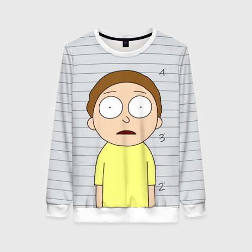 Женский свитшот 3D Morty is in prison Фото 01 Женский свитшот 3D Morty is in prison Фото 01