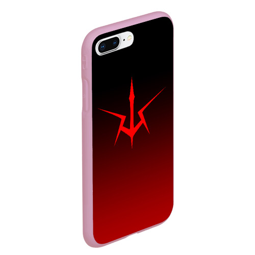 Чехол для iPhone 7Plus/8 Plus матовый Code Geass logo gradient, цвет розовый - фото 3