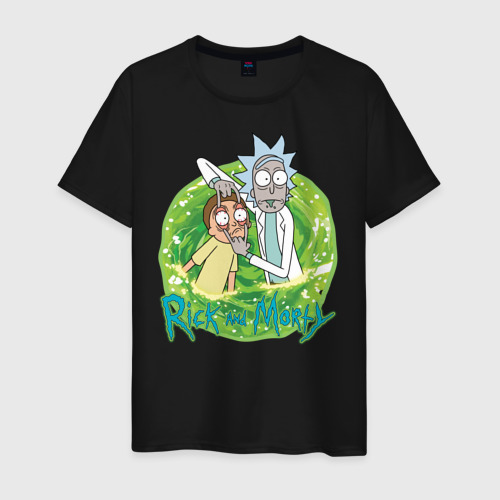 Мужская футболка хлопок Rick Sanchez and Morty Smith Фото 01 Мужская футболка хлопок Rick Sanchez and Morty Smith Фото 01