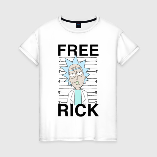 Женская футболка хлопок Free Rick Фото 01 Женская футболка хлопок Free Rick Фото 01