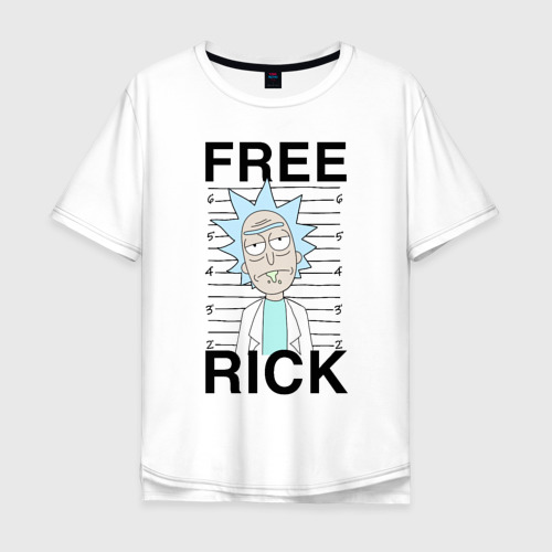 Мужская футболка хлопок Oversize Free Rick Фото 01