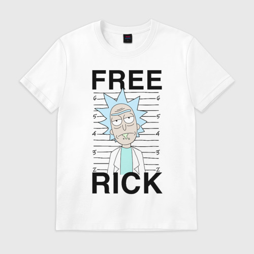 Мужская футболка хлопок Free Rick Фото 01 Мужская футболка хлопок Free Rick Фото 01