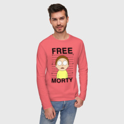 Мужской лонгслив хлопок Free Morty - фото 2