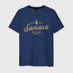 Самара – Мужская футболка хлопок с принтом купить со скидкой в -20%
