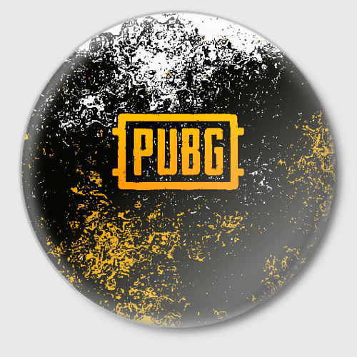 Значок PUBG ПАБГ, цвет белый