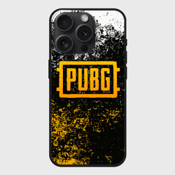 Чехол силиконовый для Apple iPhone 15 Pro матовый PUBG ПАБГ