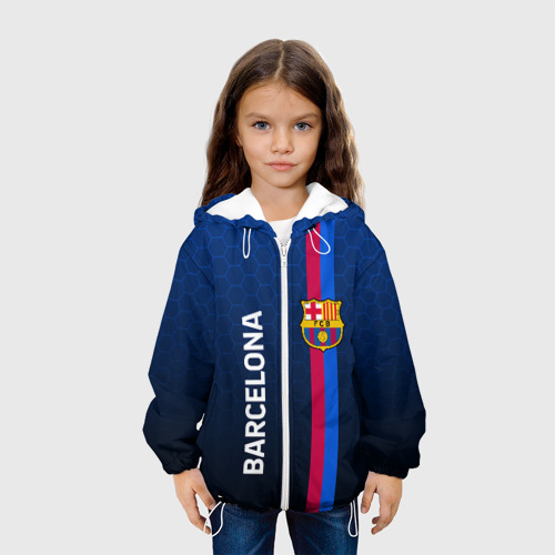 Детская куртка 3D Barcelona, цвет белый - фото 4