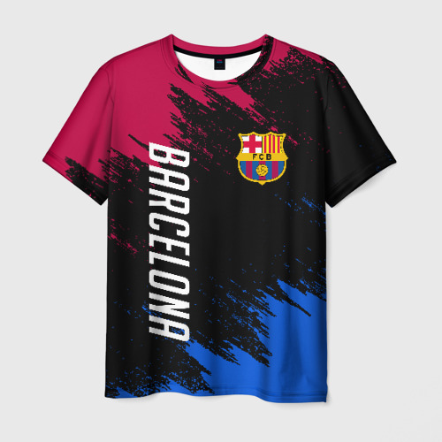 Мужская футболка 3D FC BARCELONA, цвет 3D печать