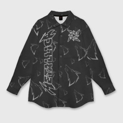 Мужская рубашка oversize 3D Metallica Металлика