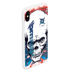 Чехол для iPhone XS Max матовый Metallica Металлика - фото 2