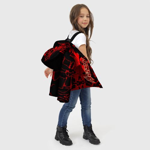 Зимняя куртка для девочек 3D Metallica, цвет черный - фото 6
