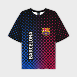 Мужская футболка oversize 3D Barcelona
