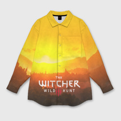 Женская рубашка oversize 3D The Witcher 3:wild hunt