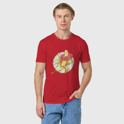 Мужская футболка хлопок Пончик на банане - фото 2