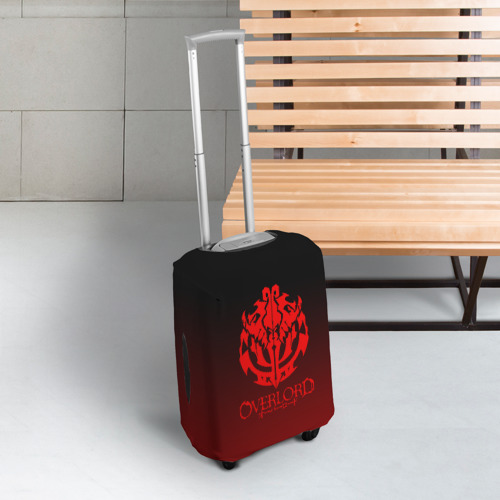 Чехол для чемодана 3D Логотип оверллорд, цвет 3D печать - фото 3