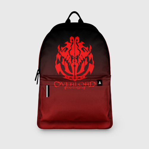 Рюкзак 3D с принтом Логотип оверллорд, вид сбоку #3