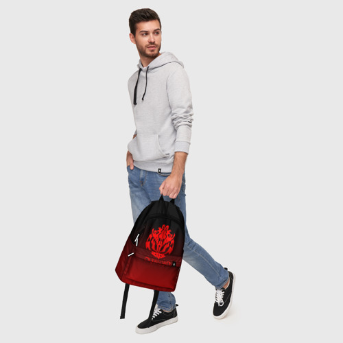 Рюкзак 3D с принтом Логотип оверллорд, фото #5