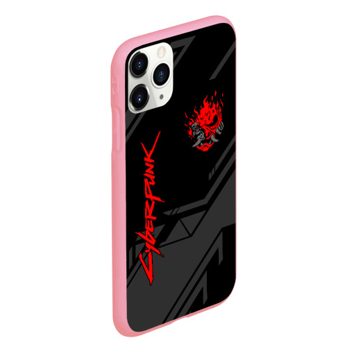 Чехол для iPhone 11 Pro Max матовый Cyberpunk 2077 Киберпанк 2077, цвет баблгам - фото 3