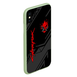 Чехол для iPhone XS Max матовый Cyberpunk 2077 Киберпанк 2077 - фото 2
