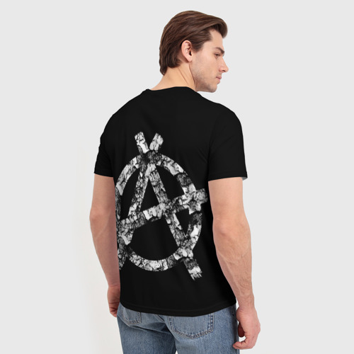 Мужская футболка 3D Король и Шут + Анархия спина, цвет 3D печать - фото 4