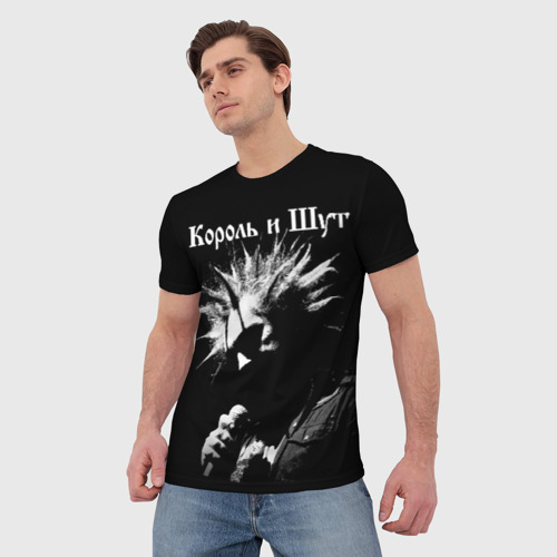 Мужская футболка 3D Король и Шут + Анархия (спина), цвет 3D печать - фото 3