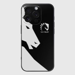 Чехол для iPhone 16 Pro Max силиконовый с защитой камеры Team liquid Тим ликвид