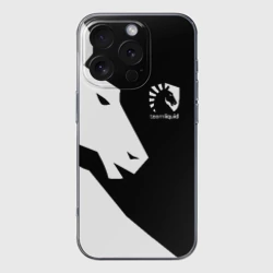 Чехол для iPhone 16 Pro силиконовый с защитой камеры Team liquid Тим ликвид