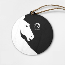 Деревянная игрушка круг Team liquid Тим ликвид