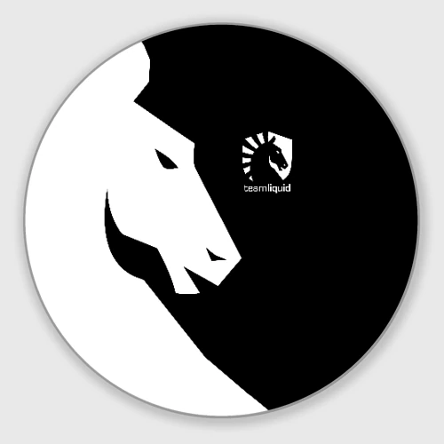 Круглый коврик для мышки Team liquid Тим ликвид