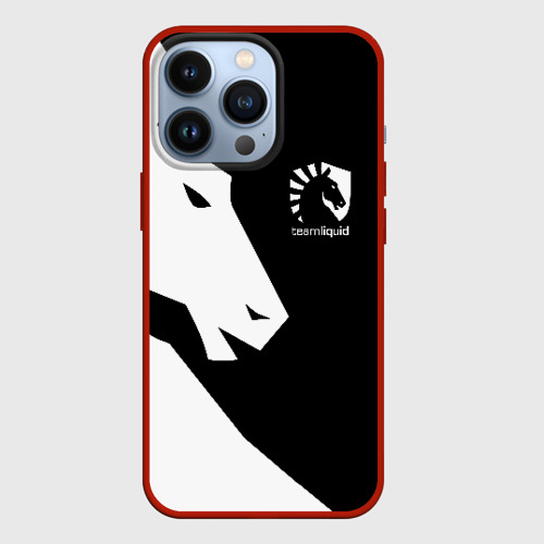 Чехол для iPhone 13 Pro Team liquid Тим ликвид, цвет красный