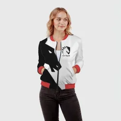 Женский бомбер 3D Team liquid Тим ликвид - фото 2