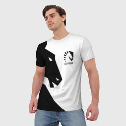 Мужская футболка 3D Team liquid Тим ликвид - фото 2