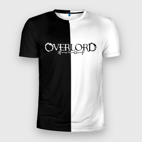 Мужская футболка 3D Slim Overlord BW, цвет 3D печать