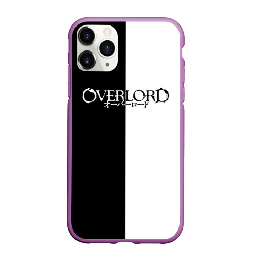 Чехол для iPhone 11 Pro Max матовый Overlord BW, цвет фиолетовый