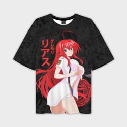 Мужская футболка oversize 3D DxD rias Japan style