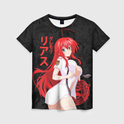 Женская футболка 3D DxD rias Japan style