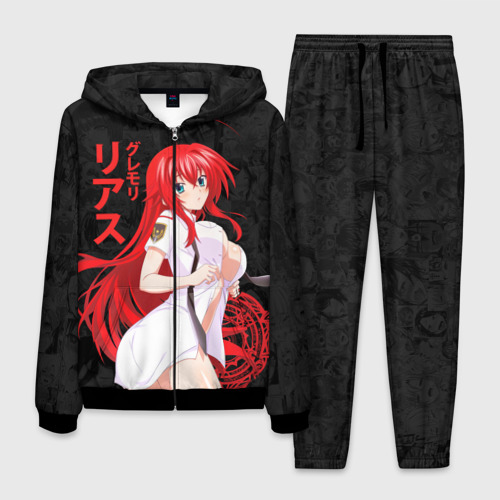 Мужской костюм 3D DxD rias Japan style, цвет черный