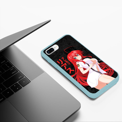 Чехол для iPhone 7Plus/8 Plus матовый DxD rias Japan style, цвет мятный - фото 5