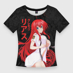 Женская футболка 3D Slim DxD rias Japan style