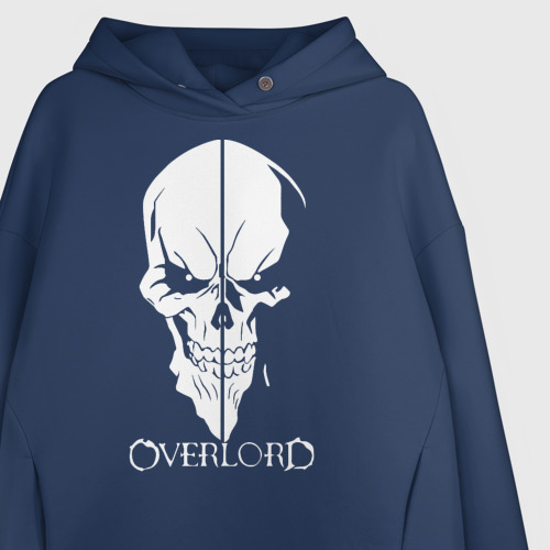 Женское худи Oversize хлопок Overlord Skull - фото 3