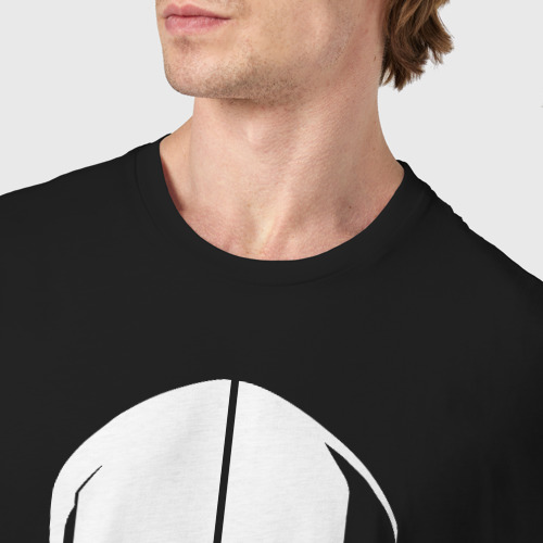 Мужская футболка хлопок Overlord Skull, цвет черный - фото 6