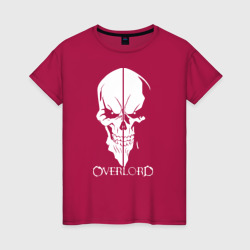 Женская футболка хлопок Overlord Skull