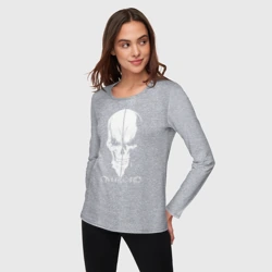 Женский лонгслив хлопок Overlord Skull - фото 2