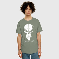 Мужская футболка хлопок Oversize Overlord Skull - фото 2