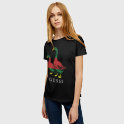 Женская футболка 3D Модный гусь - фото 2