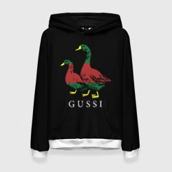 Женская толстовка 3D Модный гусь