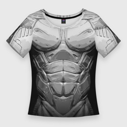 Женская футболка 3D Slim Crysis Экзоскелет