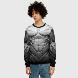 Мужской свитшот 3D Crysis Экзоскелет - фото 2