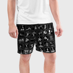 Мужские шорты спортивные Portal icons - фото 2