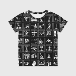 Детская футболка 3D Portal icons